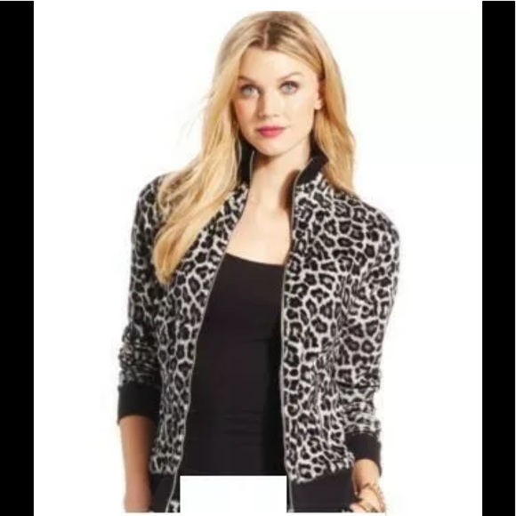 Michael Kors Jackets & Blazers - ❌SOLD❌Michael Kors leopard velvet bomber jacket